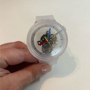 Never worn See Through Swatch Watch